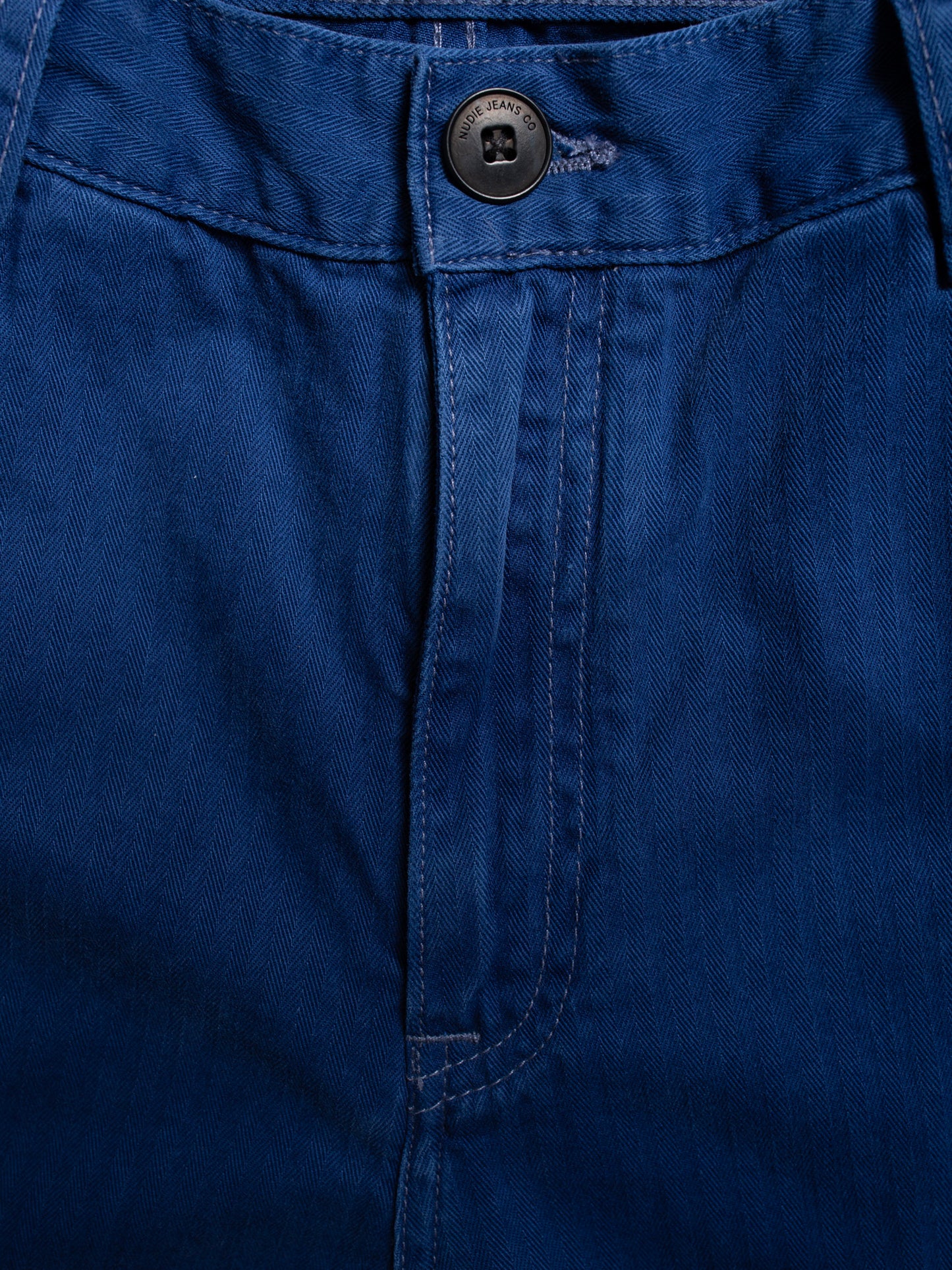Wendy Herringbone Denim Pants Blue 114559B20-03