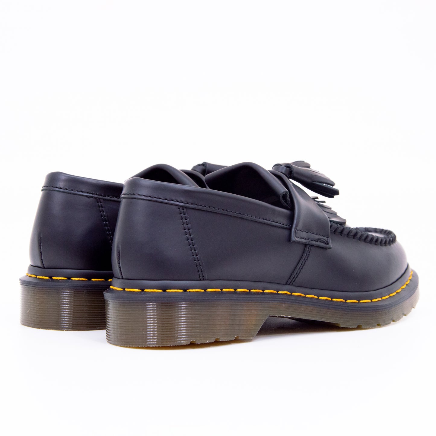 adrian loafer - black smooth - back