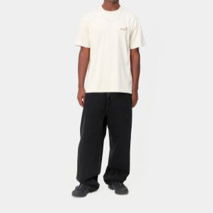 Carhartt WIP - BRANDON PANT - Black (stone washed)