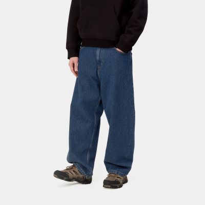 Carhartt WIP - BRANDON PANT - Blue (stone washed)