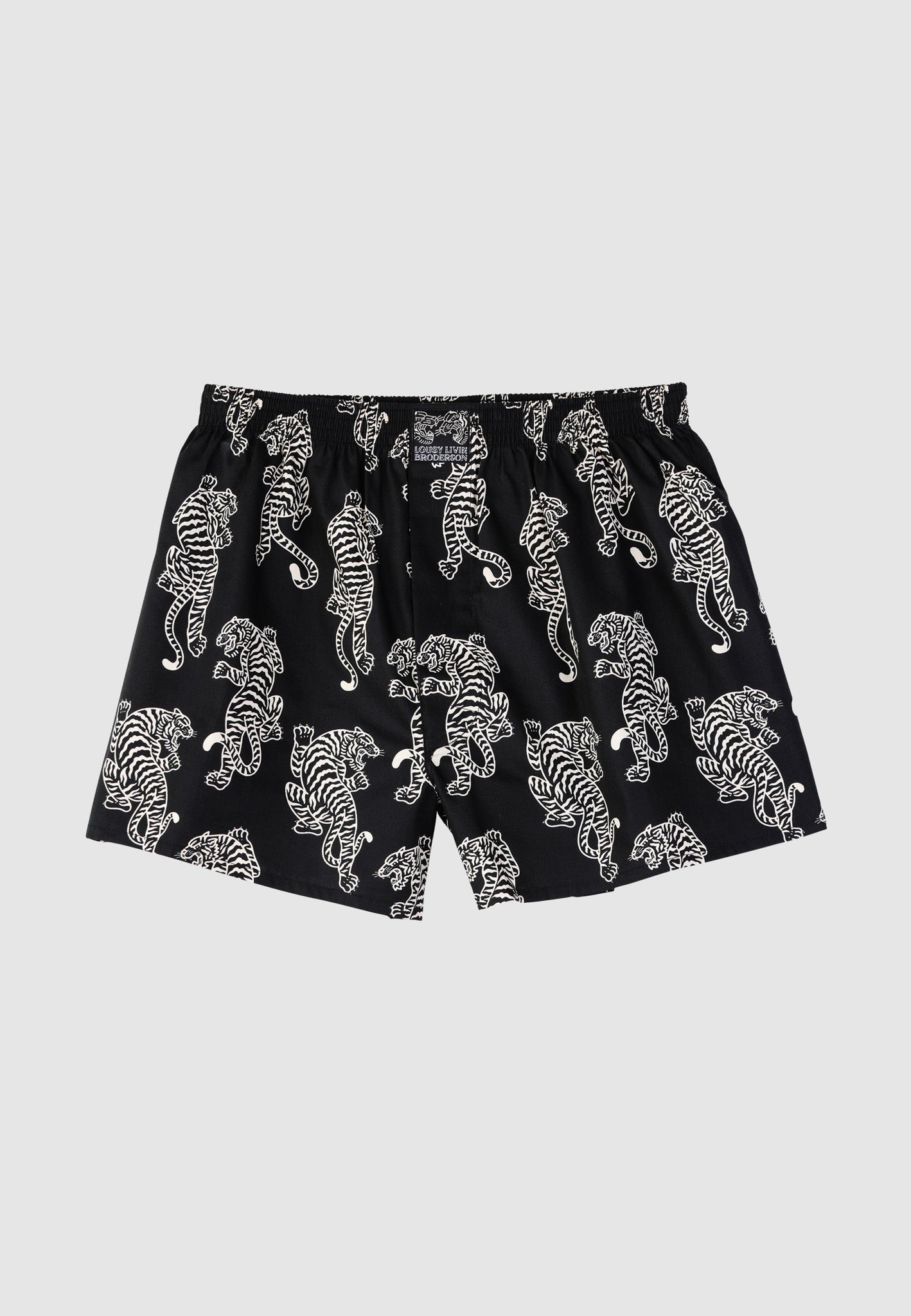 Lousy Livin - BRODERSON TIGER BOXER - Black