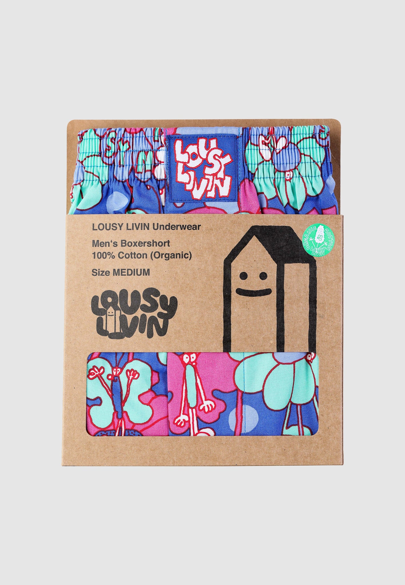 Lousy Livin - BUTTERFLY BOXER - Dazzling Blue