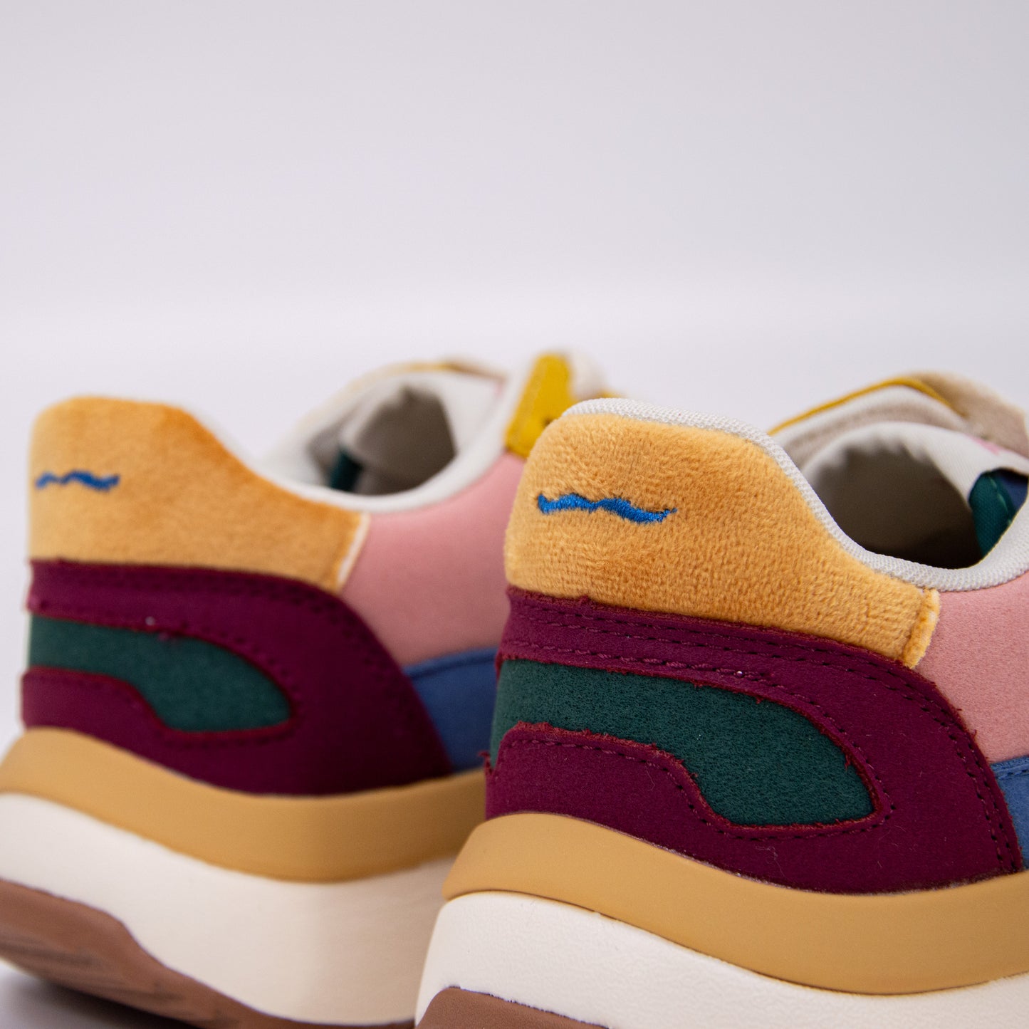 mmoustache - anaelle -vegan suede - mesh plum blush ecru_2