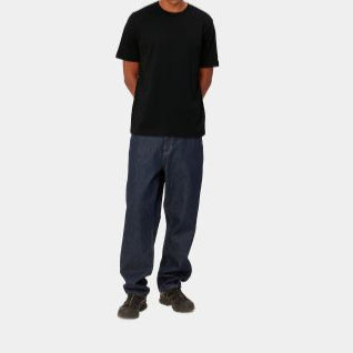 Carhartt WIP - S/S BASE T-SHIRT - Black/White