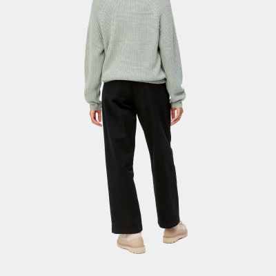 Carhartt WIP - W' CARA PANT - Black (garment dyed)