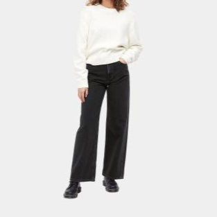 Carhartt WIP - W' JANE PANT - Black (heavy stone washed)