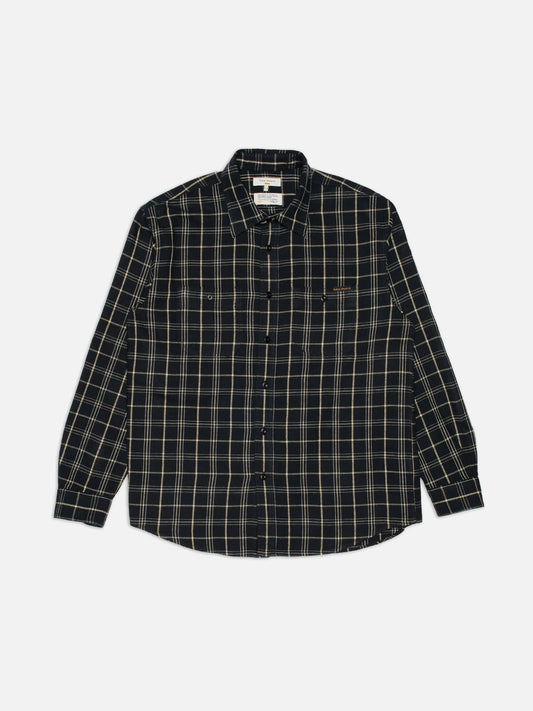 Nudie Jeans - JULIAN WORKER SHIRT CHECKED - Black
