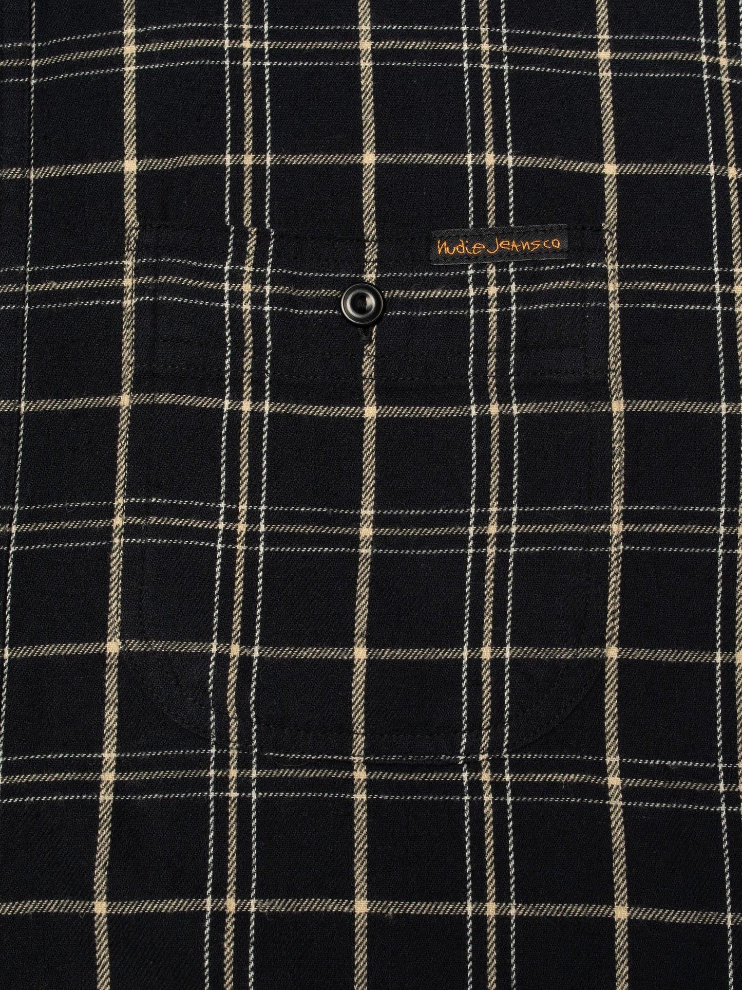 Nudie Jeans - JULIAN WORKER SHIRT CHECKED - Black