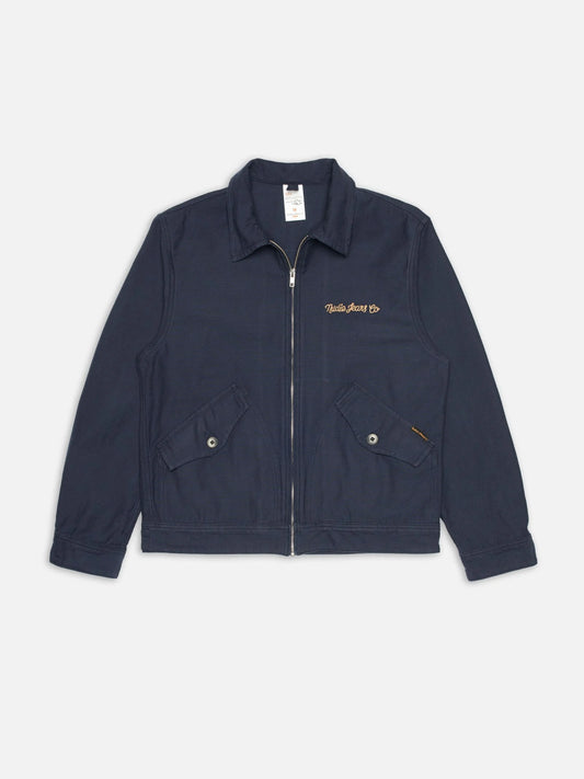 Nudie Jeans - BLAKE ZIP JACKET - Back Sateen Navy