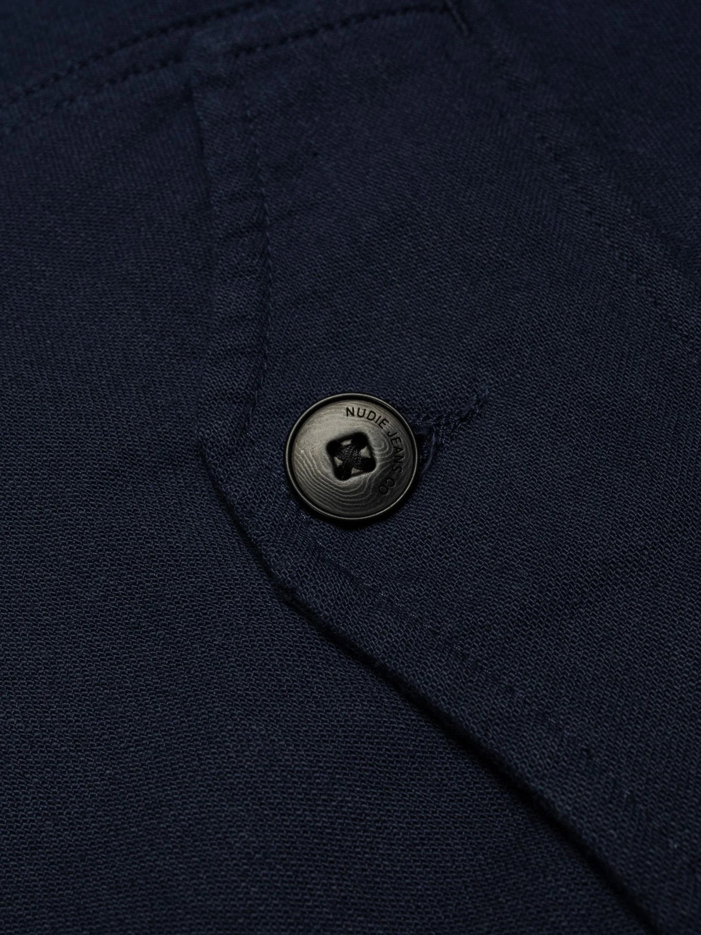 Nudie Jeans - BLAKE ZIP JACKET - Back Sateen Navy