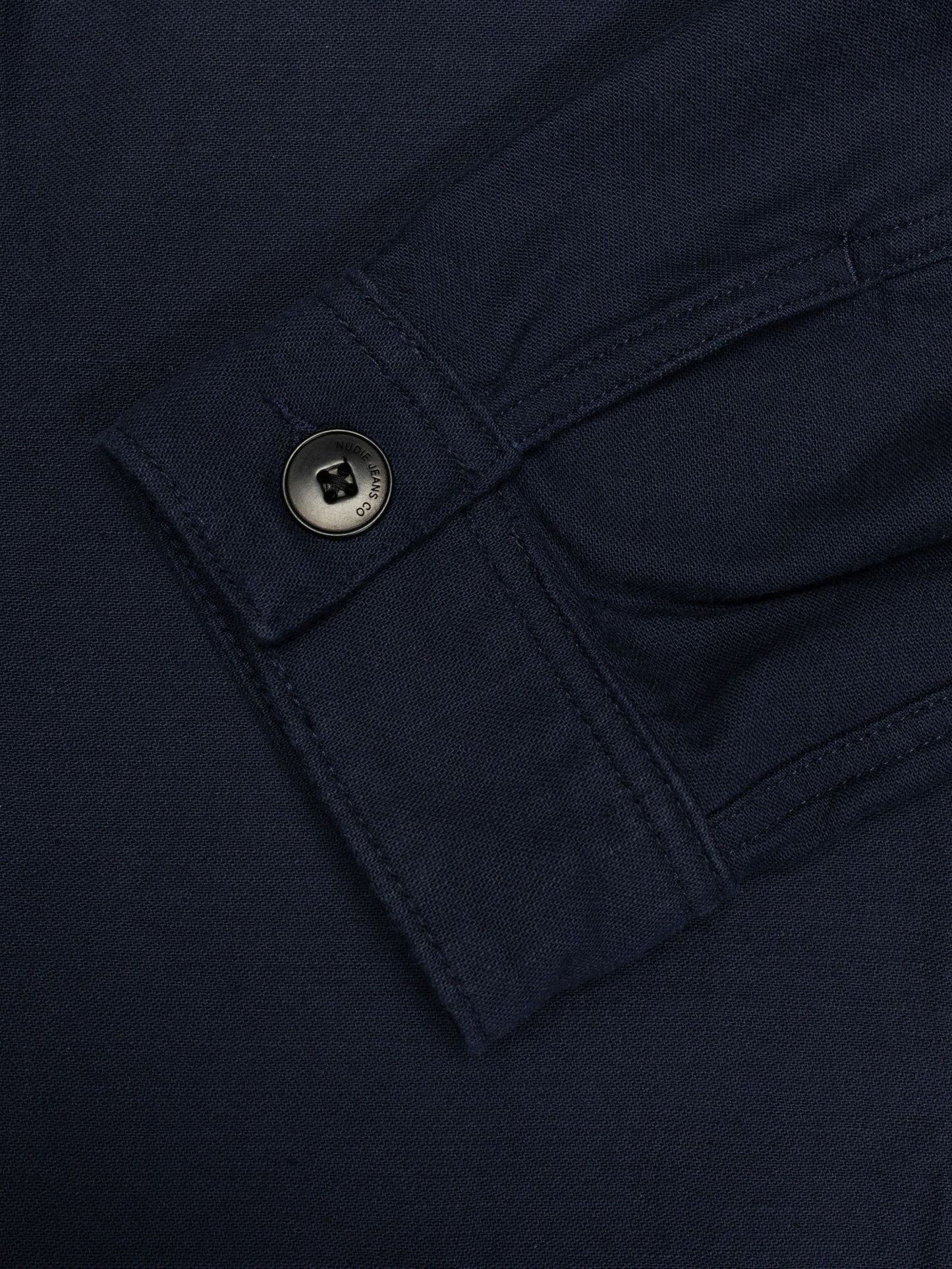 Nudie Jeans - BLAKE ZIP JACKET - Back Sateen Navy