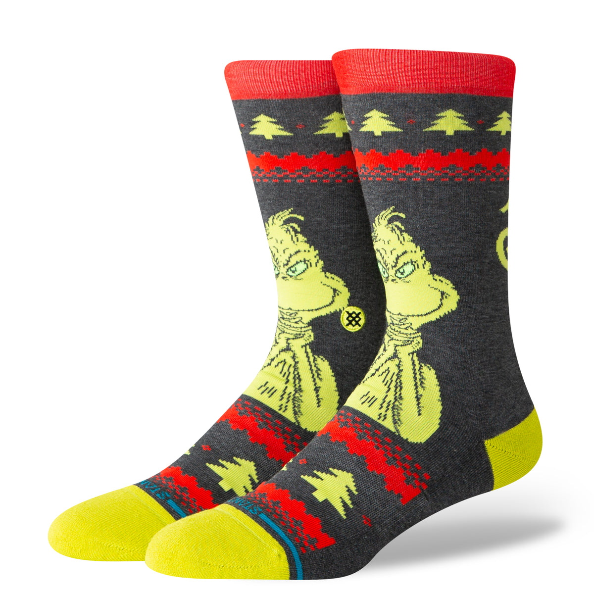 Stance - Grinch Sweater Crew - Black