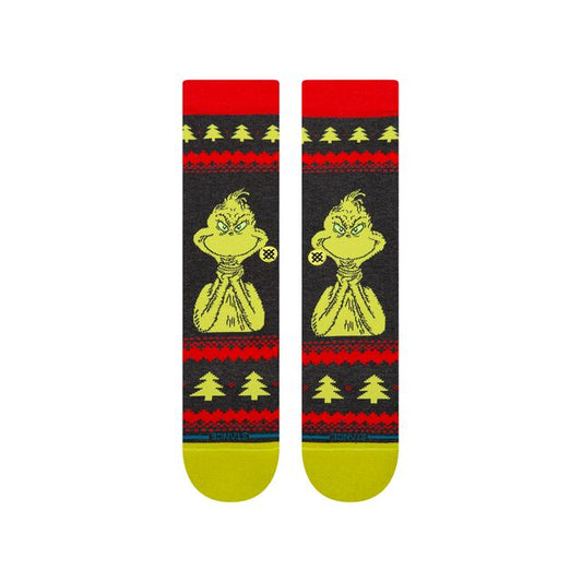 Stance - Grinch Sweater Crew - Black
