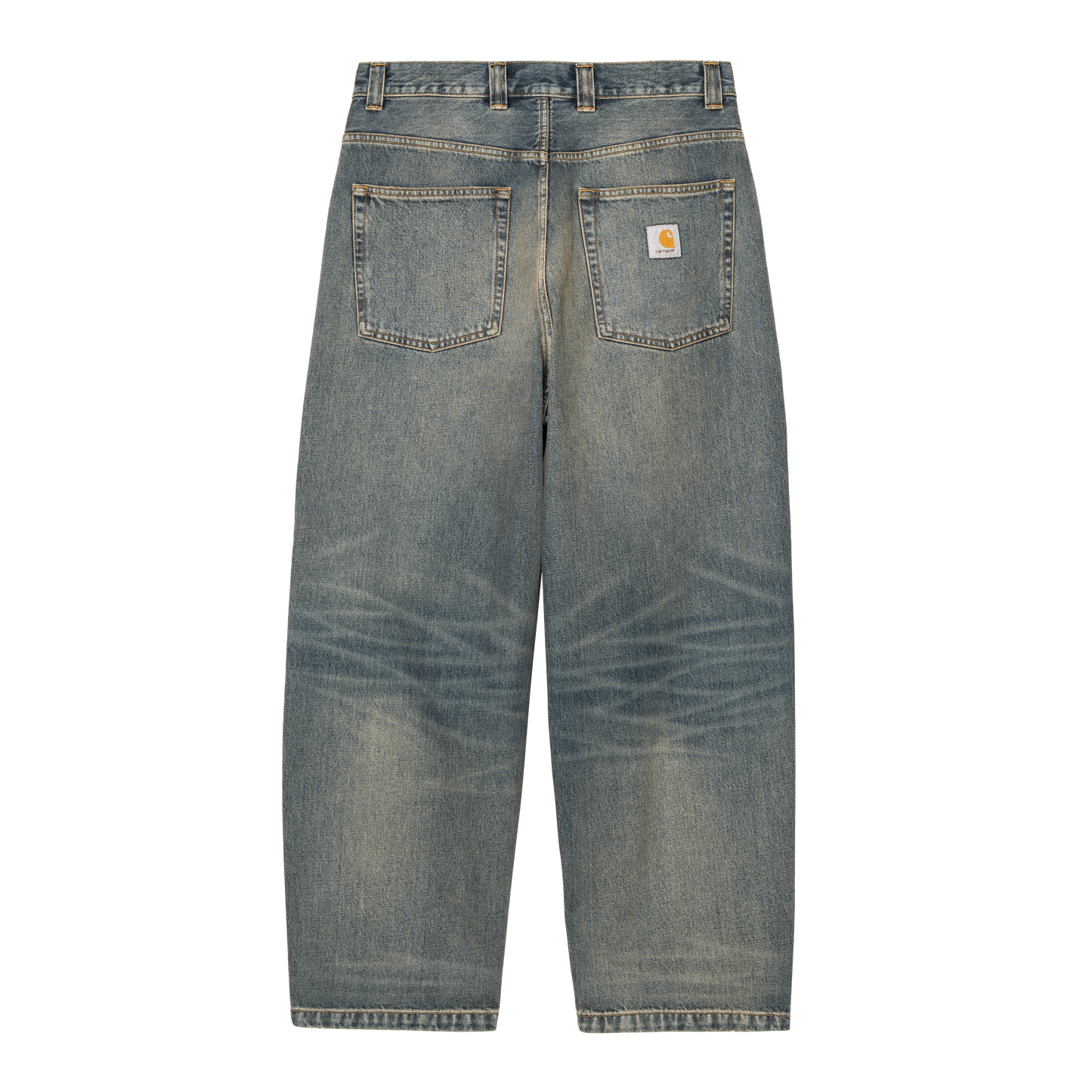 Carhartt WIP - BRANDON PANT - Blue Worn Used Wash