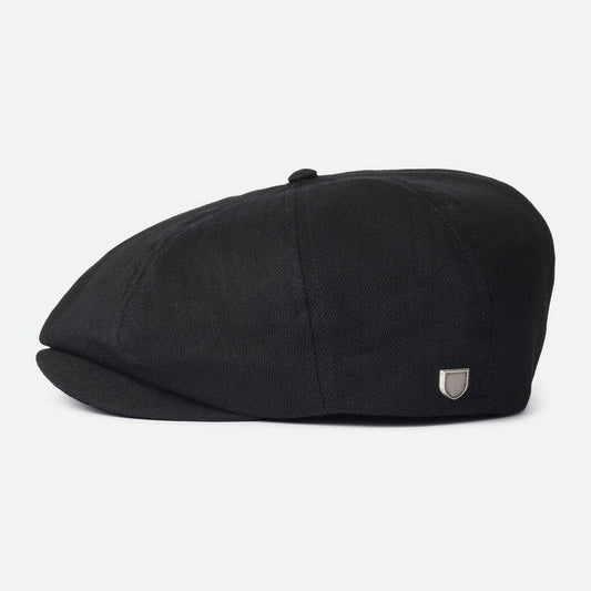 Brixton - BROOD SNAP CAP - Black Herringbone