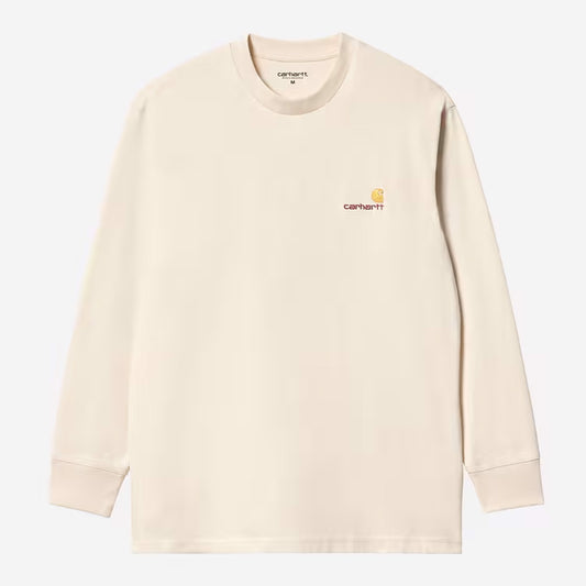 Carhartt_WIP_L/S_AMERICAN_SCRIPT_Neutural