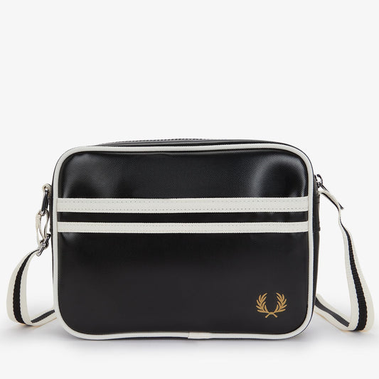 Fred Perry - CLASSIC MINI SHOULDER BAG - Black/Ecru
