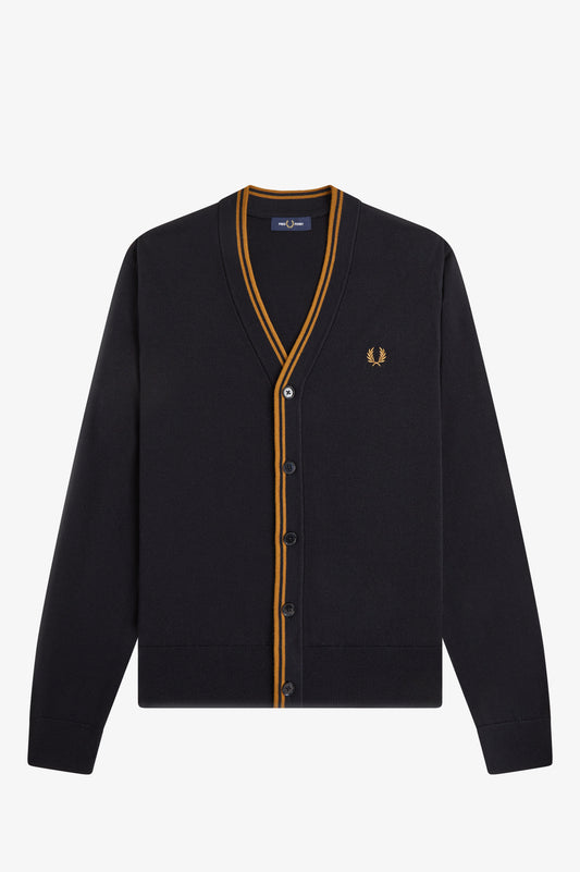 Fred Perry_Classic Cardigan_K3300_Schwarz