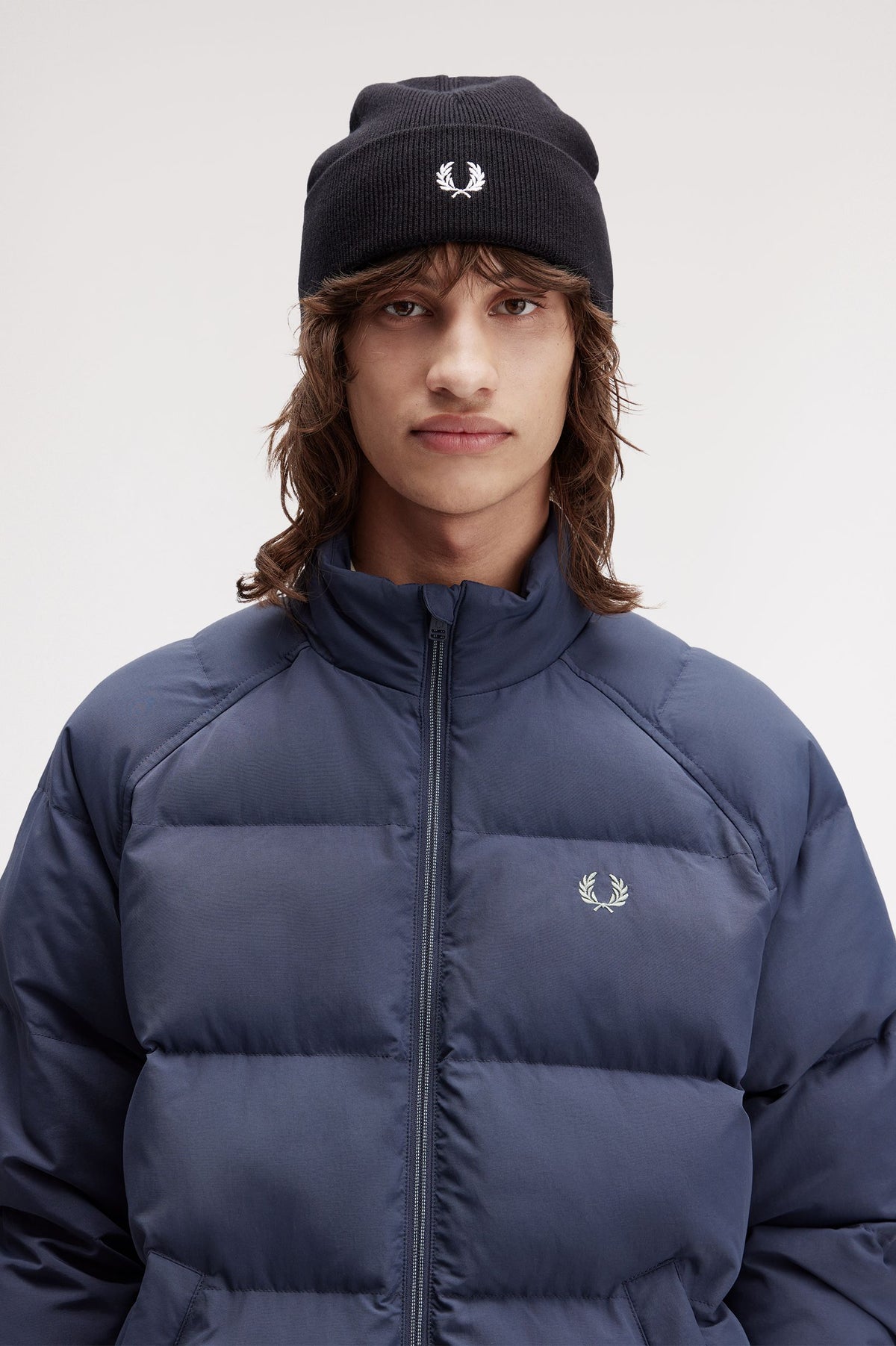 Fred Perry_Classic Merino Wool Beanie_ C3316_Schwarz1