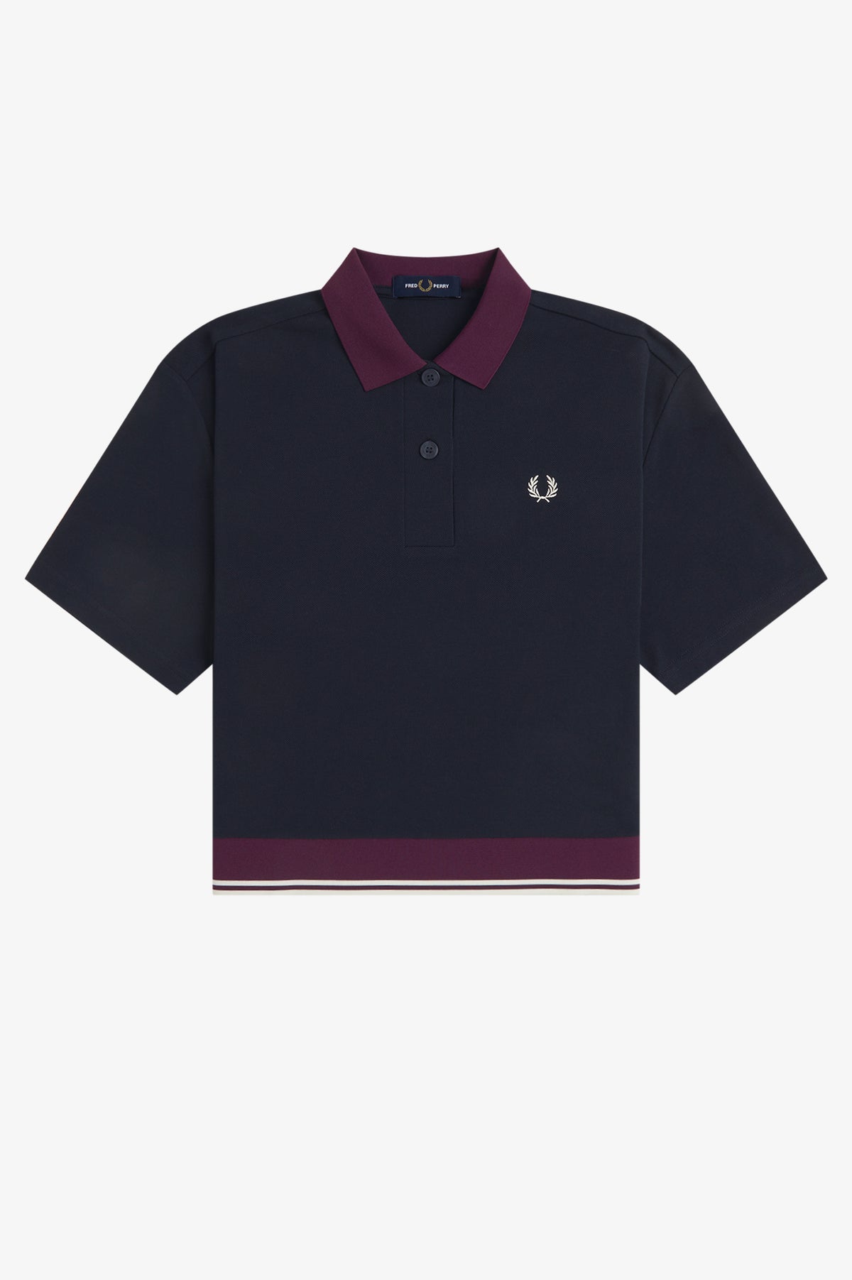 Fred Perry_Contrast Hem Polo_G3160_Navy