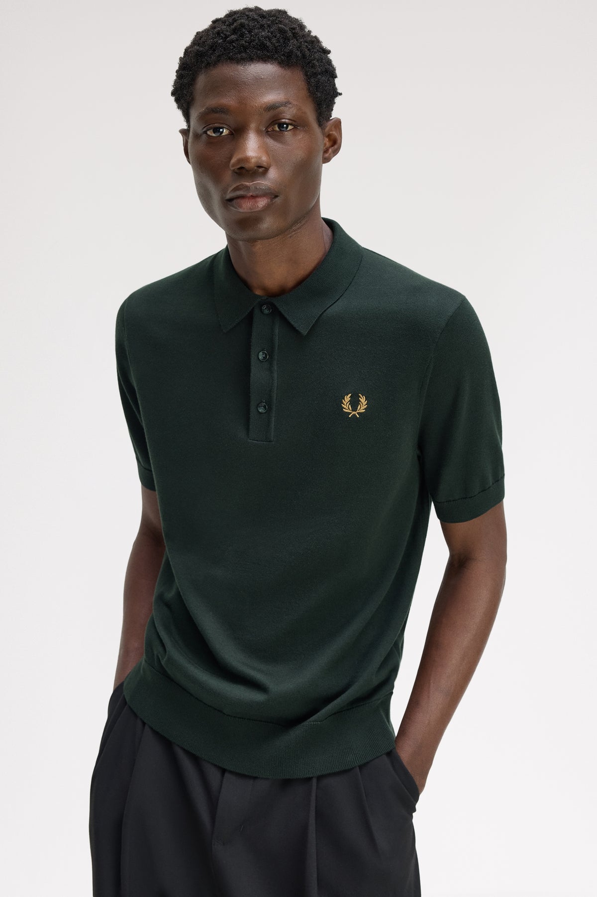 Fred_Perry_Cotton_Knit_Shirt_K9725_Green