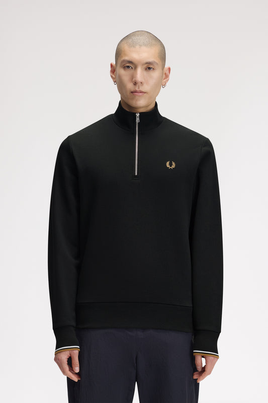 Fred Perry_Half Zip_M3574_Grün