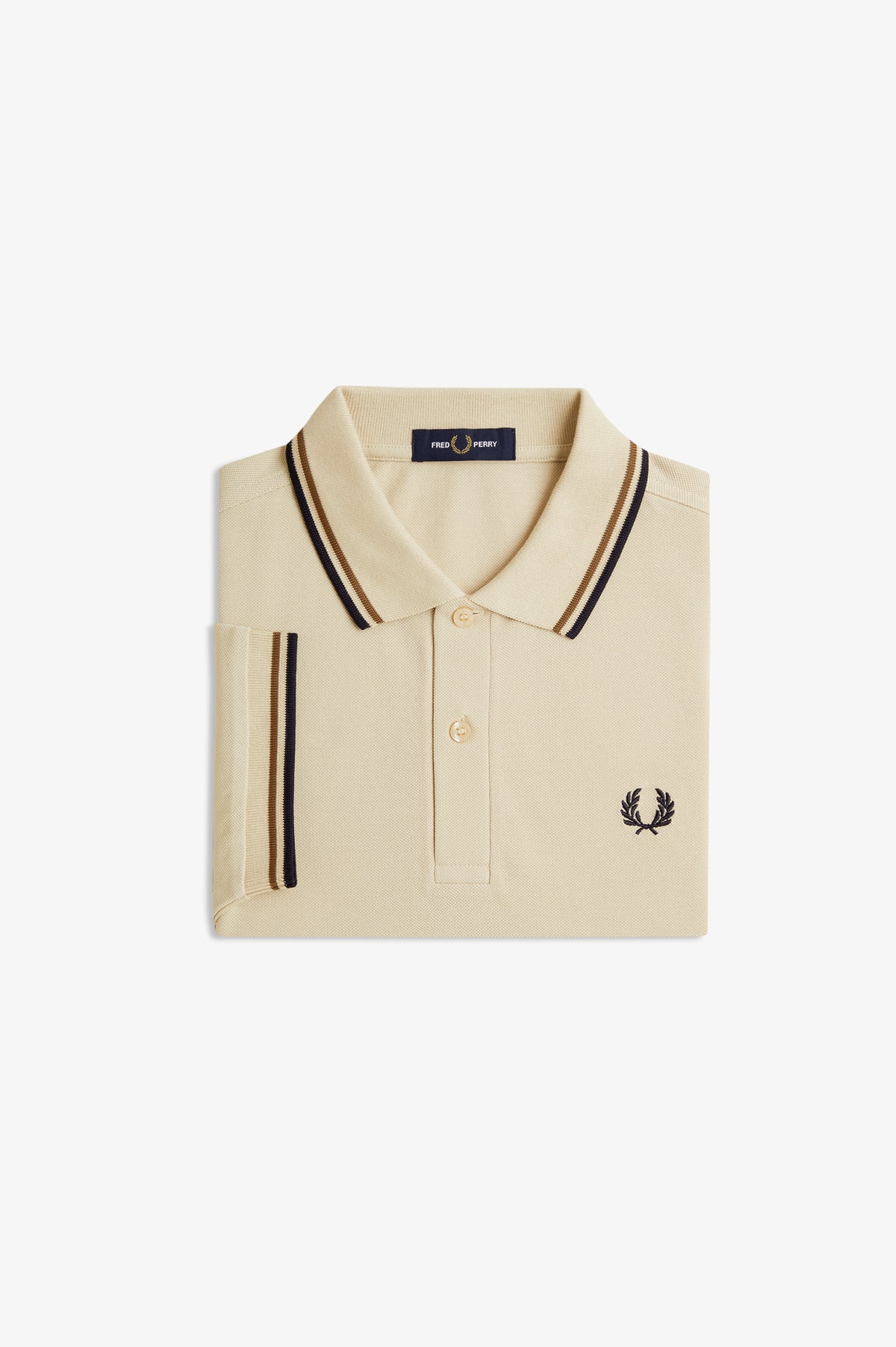 Fred_Perry_TWIN_TIPPED_FRED_PERRY_SHIRT_Oatmeal/Bronze/Navy_M3600_43D