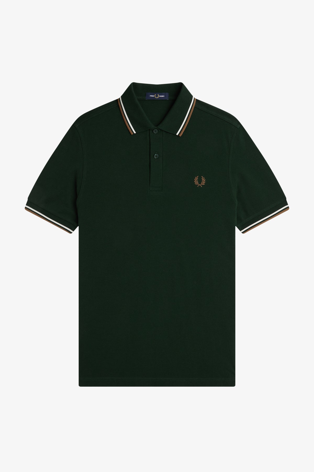 Fred_Perry_TWIN_TIPPED_POLO_SHIRT_Grassroots/Ecru/Bronze_M3600_50D