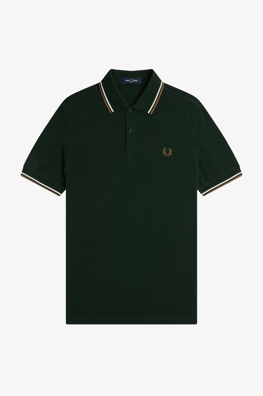 Fred_Perry_TWIN_TIPPED_POLO_SHIRT_Grassroots/Ecru/Bronze_M3600_50D