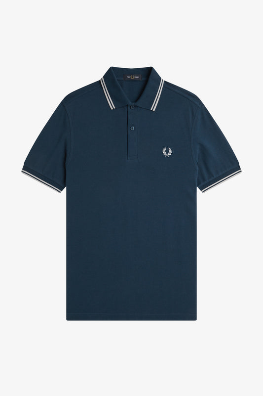 Fred_Perry_TWIN_TIPPED_POLO_SHIRT_Mod_Blue/Slate_M3600_46D