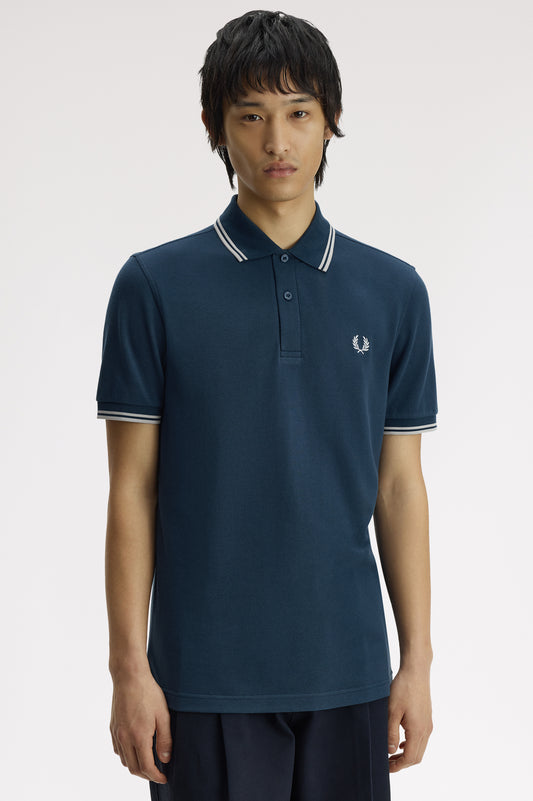 Fred_Perry_TWIN_TIPPED_POLO_SHIRT_Mod_Blue/Slate_M3600_46D