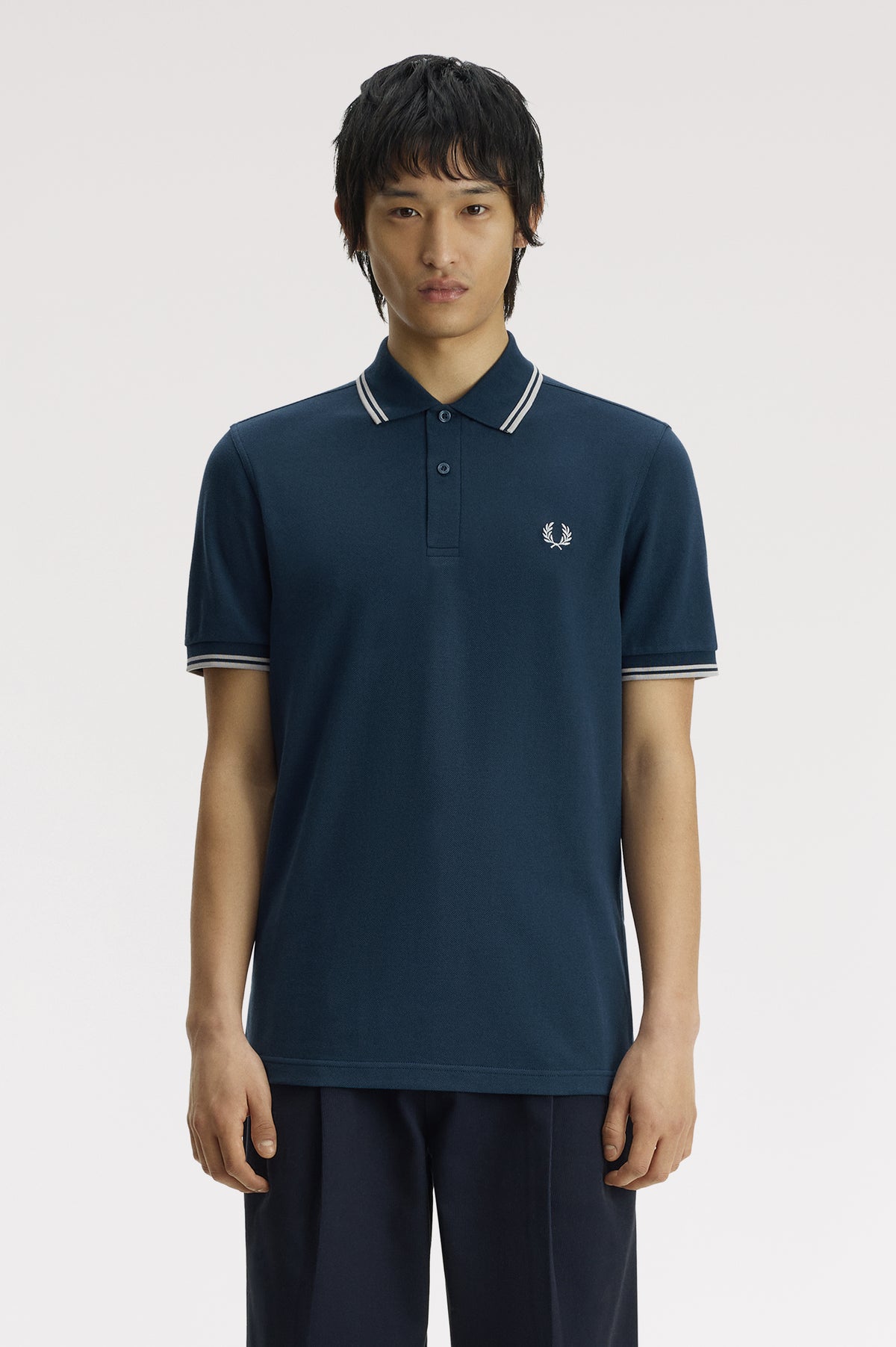 Fred_Perry_TWIN_TIPPED_POLO_SHIRT_Mod_Blue/Slate_M3600_46D