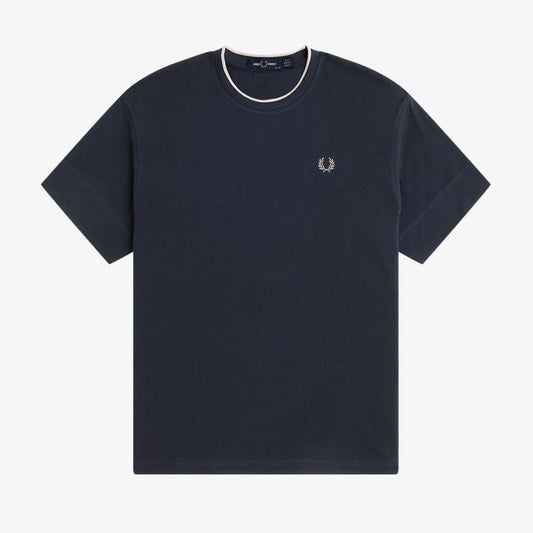 Fred Perry - TIPPED PIQUE T-SHIRT - Navy