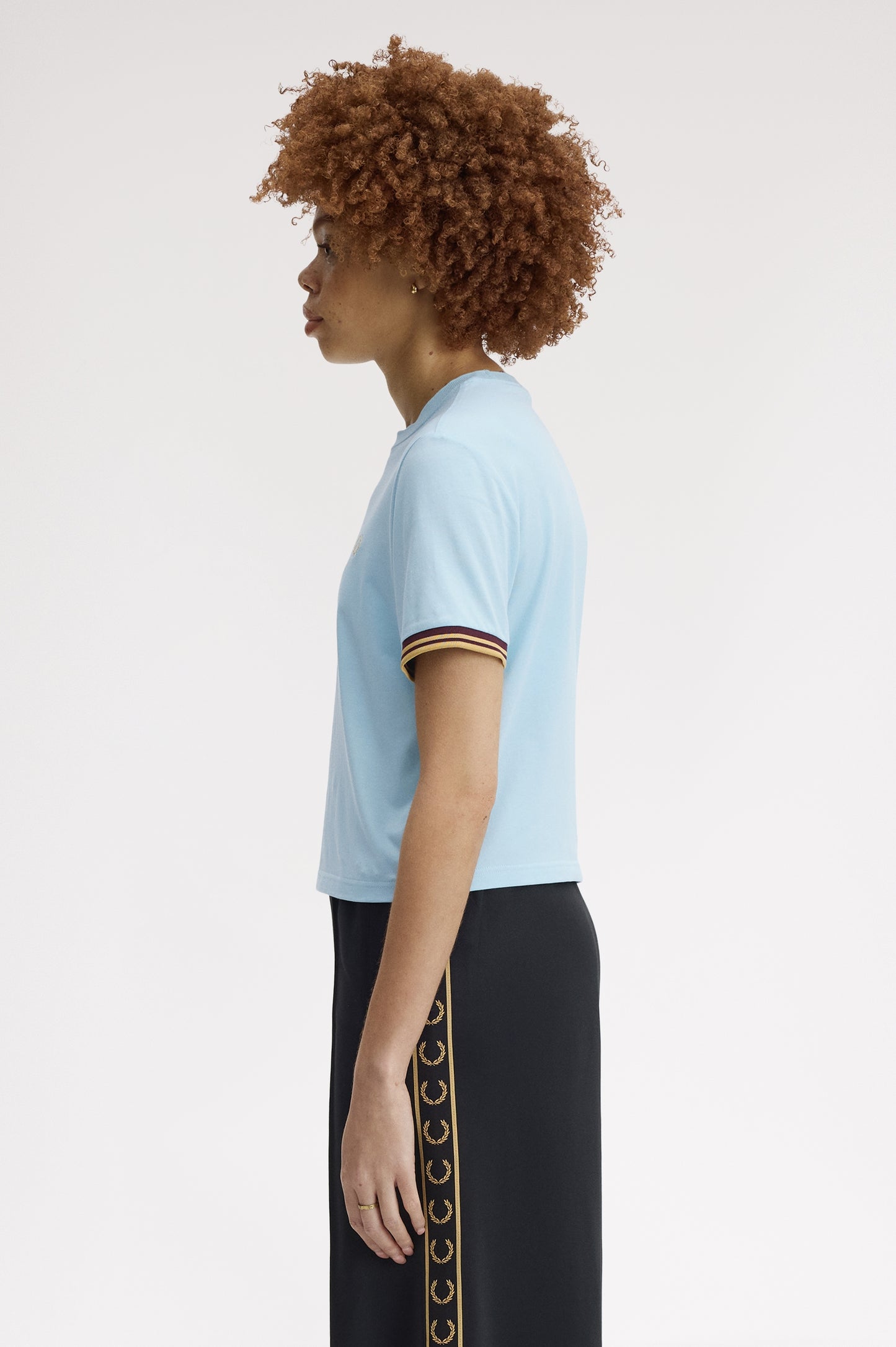 Fred Perry - TIPPED T-SHIRT (WOMEN) - Ball Boy Blue