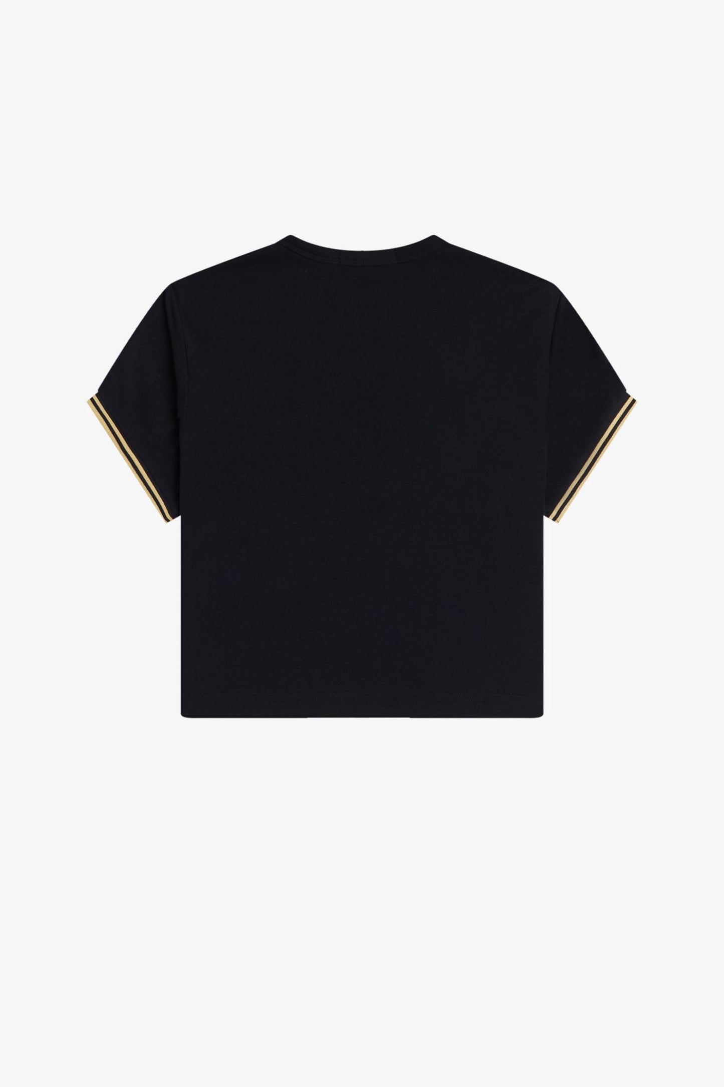 Fred Perry - TIPPED PIQUE T-SHIRT - Black/Campagne