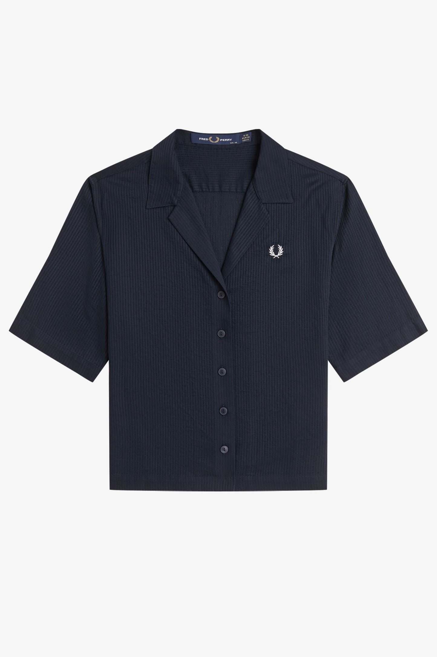 Fred Perry - SHEER STRIPE SHIRT - Navy