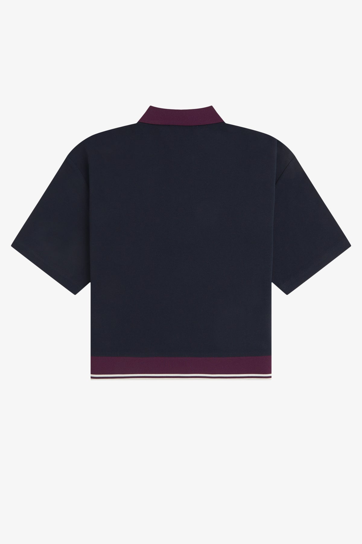 Fred Perry - CONTRAST HEM POLO SHIRT - Navy