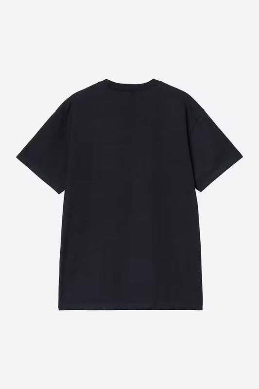 Carhartt WIP - CHASE T-SHIRT - Dark Navy/Gold
