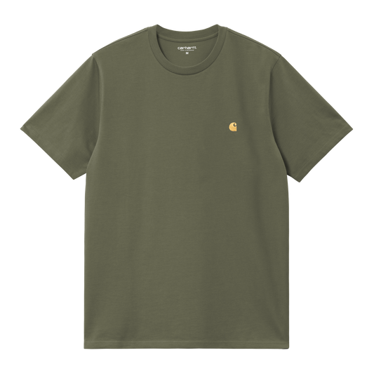 Carhartt WIP - CHASE T-SHIRT - Leaf/Gold