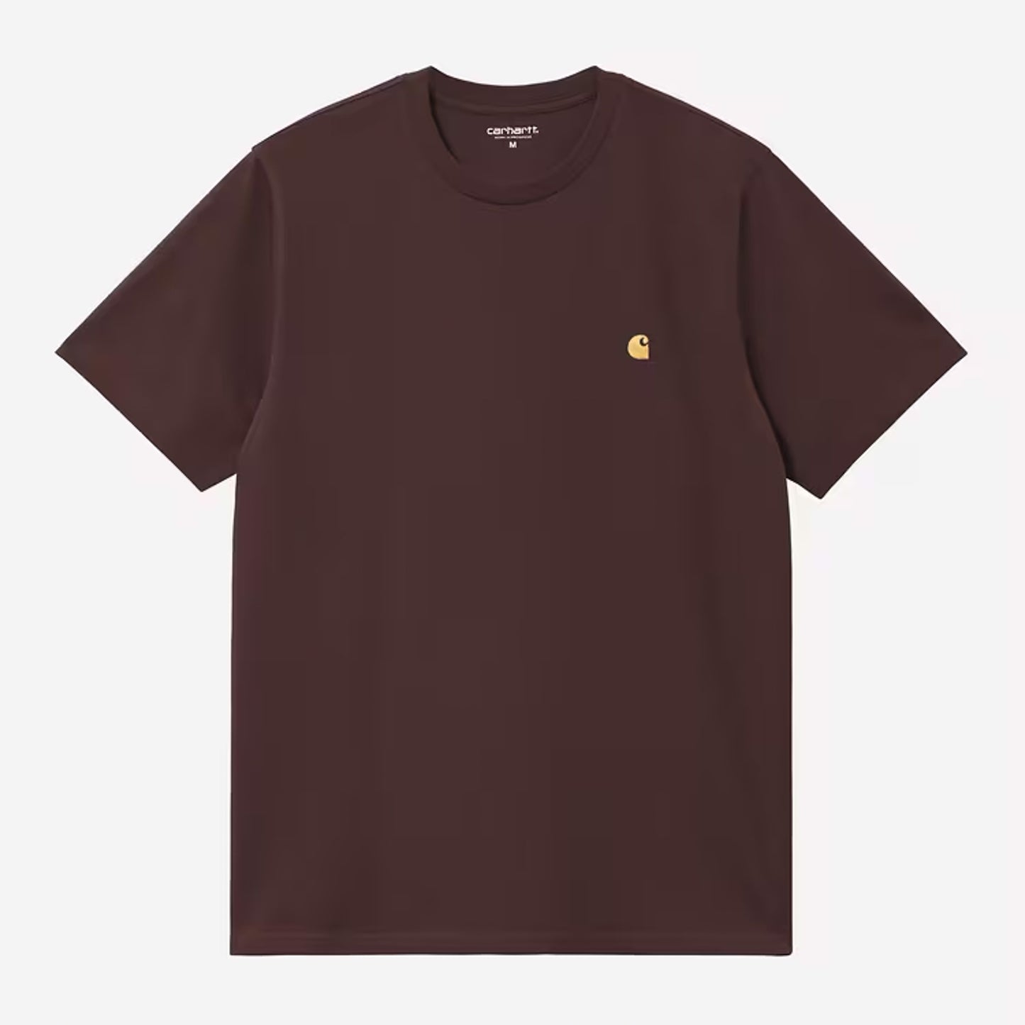 Carhartt WIP - CHASE T-SHIRT - Palisander/Gold