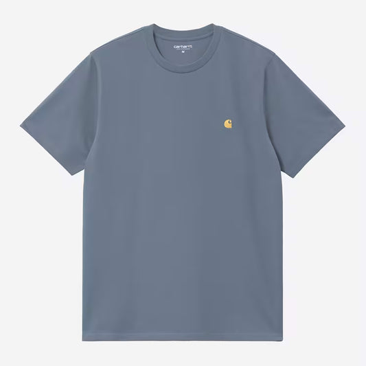Carhartt WIP - CHASE T-SHIRT - Icesheet/Gold