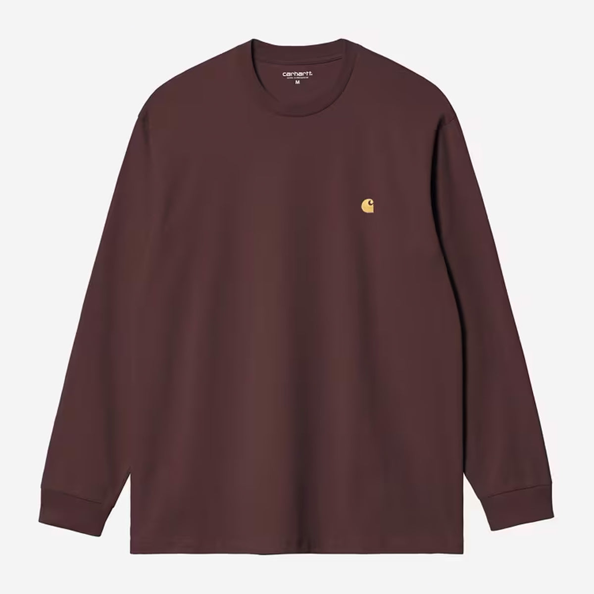 Carhartt WIP - L/S CHASE T-SHIRT -  Palisander/Gold