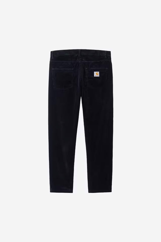 Carharttt WIP - NEWEL PANT CORD - Dark Navy/Rinsed