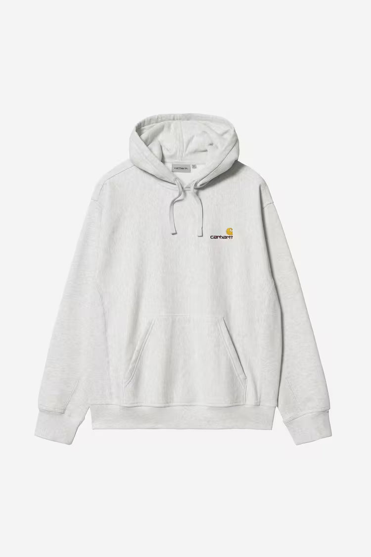 Carhartt WIP - HOODED AMERICAN SCRIPT - Ash Heather