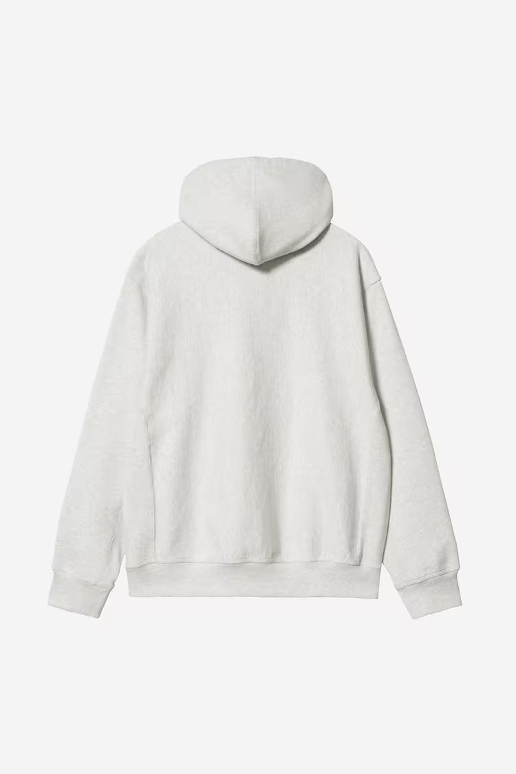 Carhartt WIP - HOODED AMERICAN SCRIPT - Ash Heather