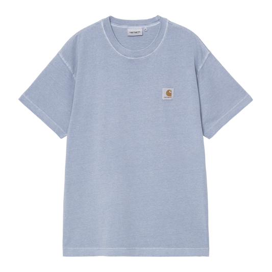 Carhartt WIP - S/S NELSON T-SHIRT - Gentle Blue (garment dyed)