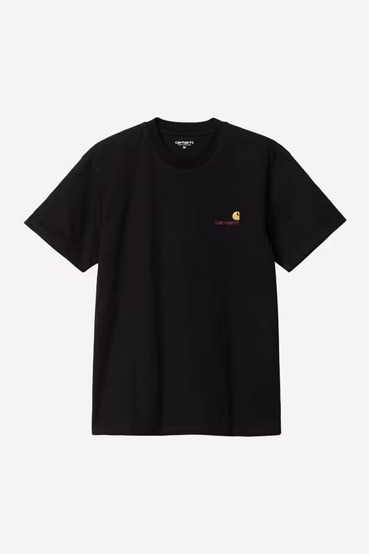 Carhartt WIP - S/S AMERICAN SCRIPT T-SHIRT - Black