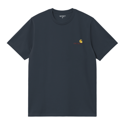 Carhartt WIP - S/S AMERICAN SCRIPT T-SHIRT - Deep Night