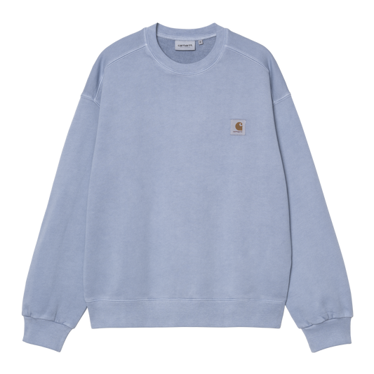 Carhartt WIP - NELSON SWEAT - Gentle Blue (garment dyed)