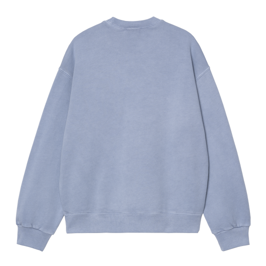 Carhartt WIP - NELSON SWEAT - Gentle Blue (garment dyed)